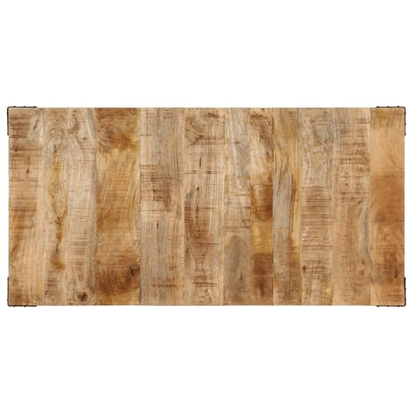 vidaXL spisebord 140x70x75 cm massivt mangotræ