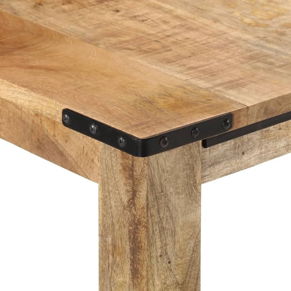 vidaXL spisebord 140x70x75 cm massivt mangotræ