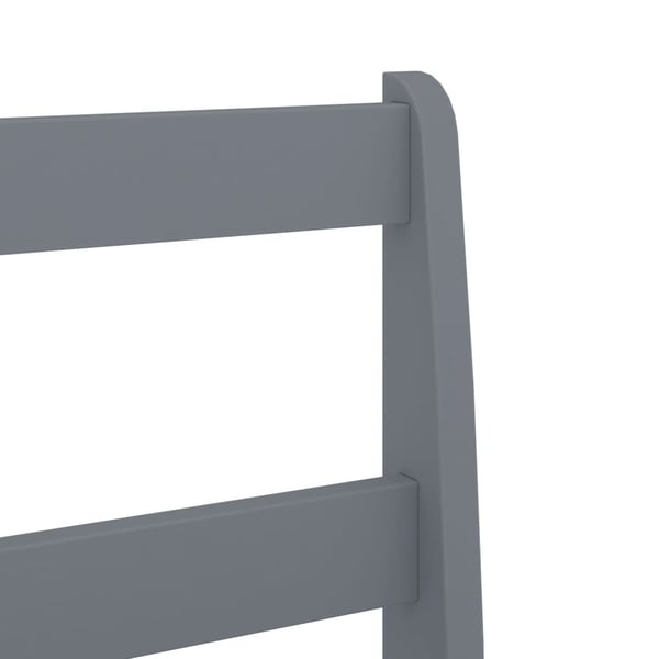 vidaXL Spisestoler 2 stk PANAMA grå 40x46x90 cm heltre furu