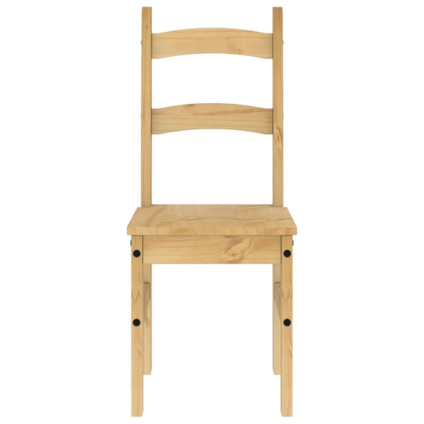 vidaXL spisebordsstole 2 stk. 40x46x99 cm massivt fyrretræ