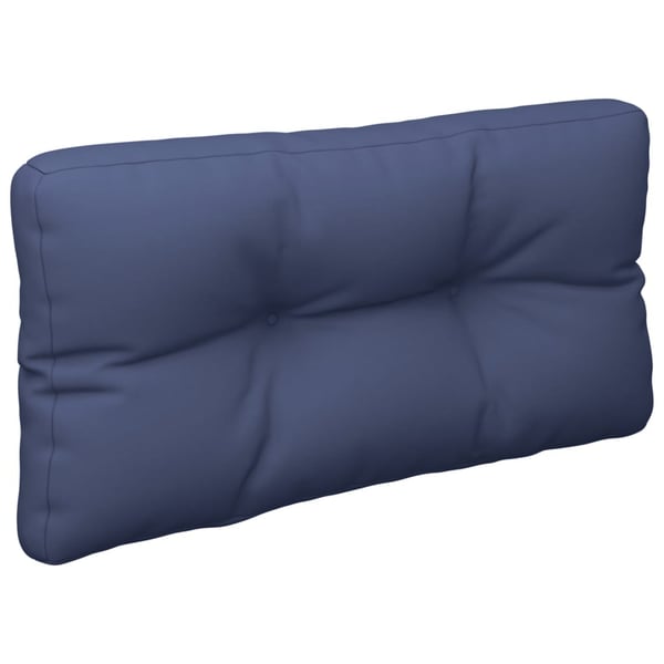vidaXL pallehynde 120x40x12 cm stof marineblå