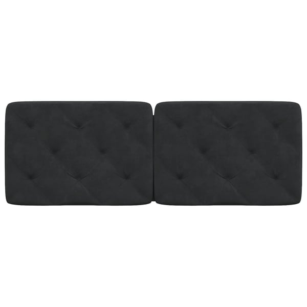 vidaXL gavlpude 120 cm velour sort