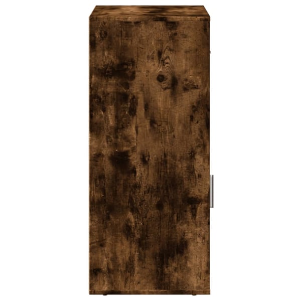 vidaXL Oppbevaringsskap røkt eik 56,5x39x90 cm konstruert tre