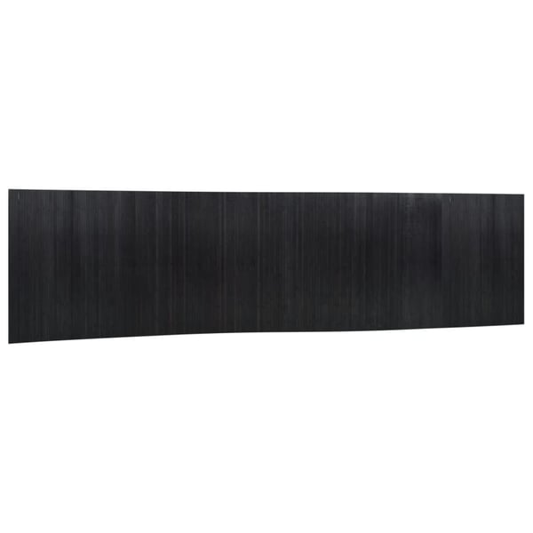vidaXL Romdeler svart bredde 800 cm høyde 165 cm bambus