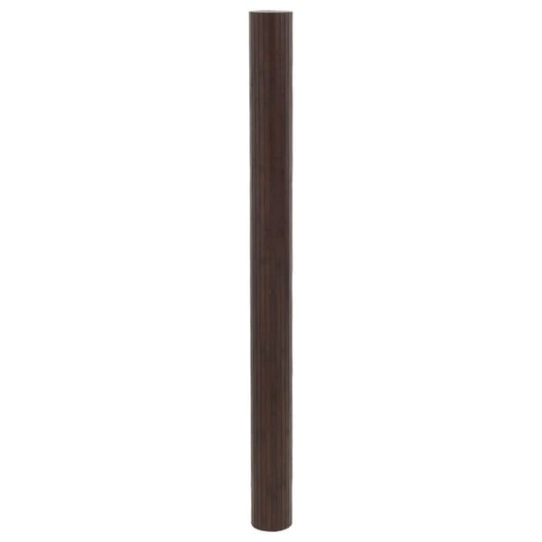 vidaXL rumdeler bredde 600 cm højde 165 cm bambus mørkebrun