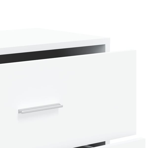vidaXL skab 60x31x84 cm konstrueret træ hvid