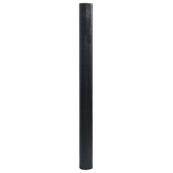 vidaXL Romdeler svart bredde 600 cm høyde 165 cm bambus