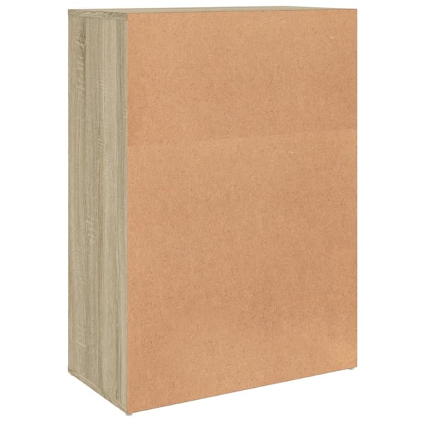 vidaXL Skjenk sonoma eik 60x31x84 cm konstruert tre