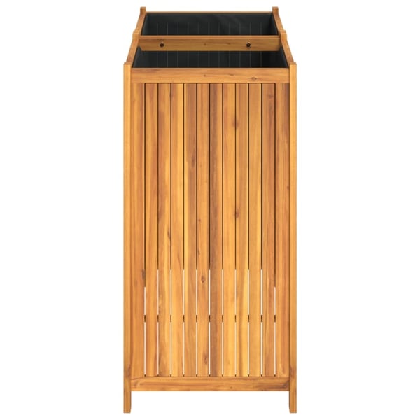vidaXL Plantekasse med foring 100x50x100 cm helte akasie