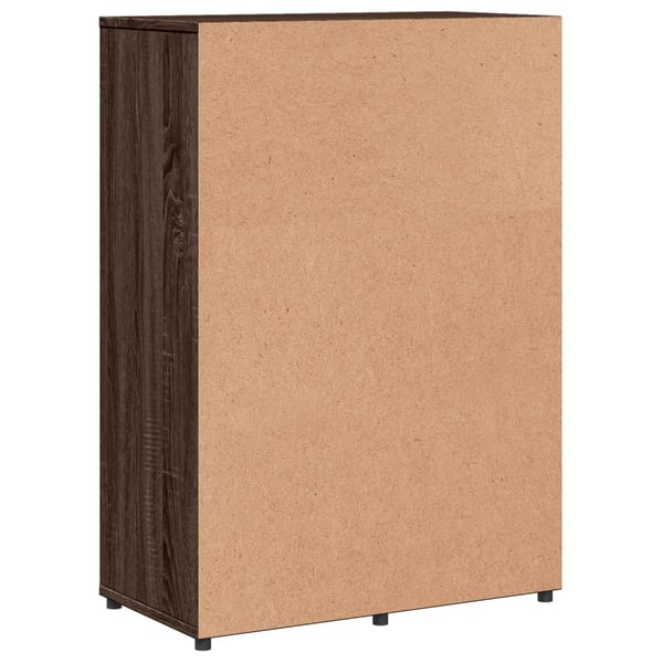 vidaXL Skjenk brun eik 60x31x84 cm konstruert tre