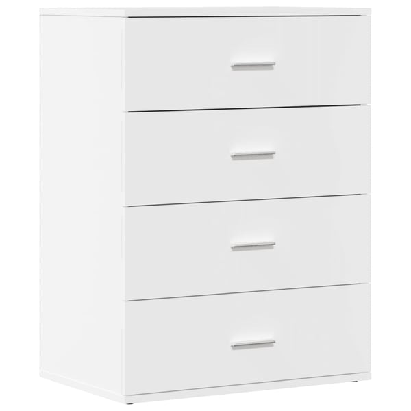 vidaXL Skjenk hvit 60x39x80 cm konstruert tre