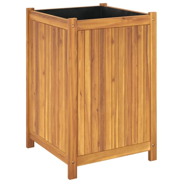 vidaXL Plantekasse med foring 50x50x75 cm helte akasie