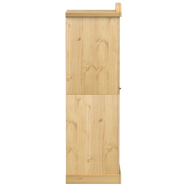 vidaXL Garderobe Corona 55x52x170 cm heltre furu