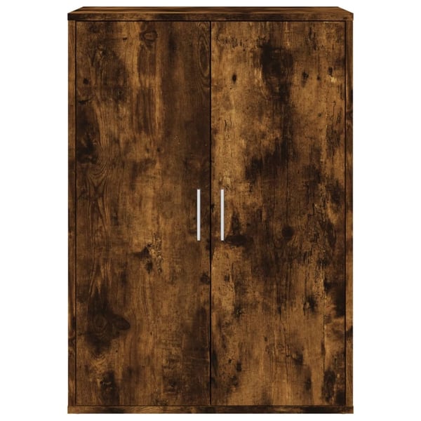 vidaXL Skjenk røkt eik 60x31x84 cm konstruert tre