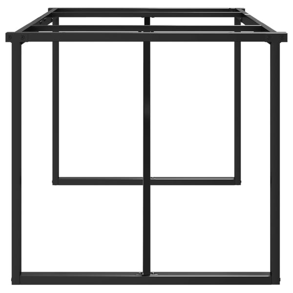 vidaXL Ben for spisebord O-ramme 180x80x73 cm stål