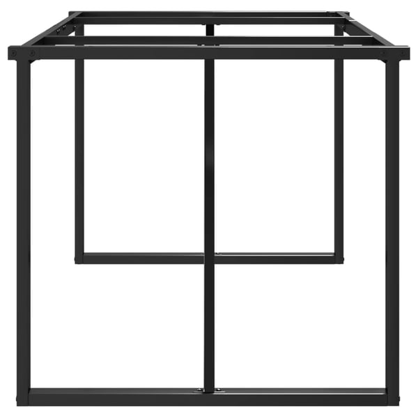 vidaXL bordben til spisebord 160x80x73 cm O-stel stål