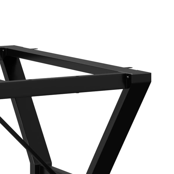 vidaXL Ben for spisebord Y-ramme 160x80x73 cm stål