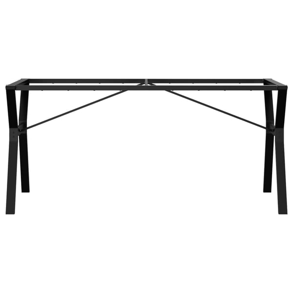 vidaXL Ben for spisebord Y-ramme 160x80x73 cm stål