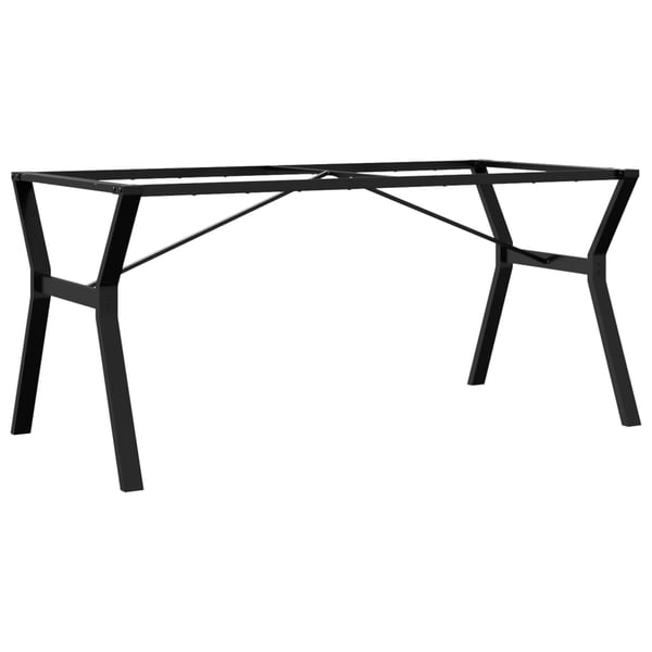 vidaXL Ben for spisebord Y-ramme 160x80x73 cm stål