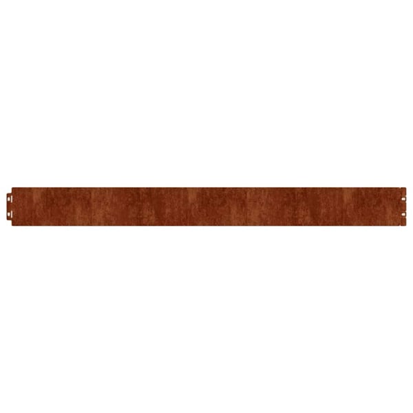 vidaXL Plenkanter 10 stk 10x103 cm fleksibelt cortenstål