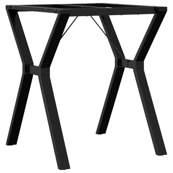 vidaXL Ben for spisebord Y-ramme 60x60x73 cm stål