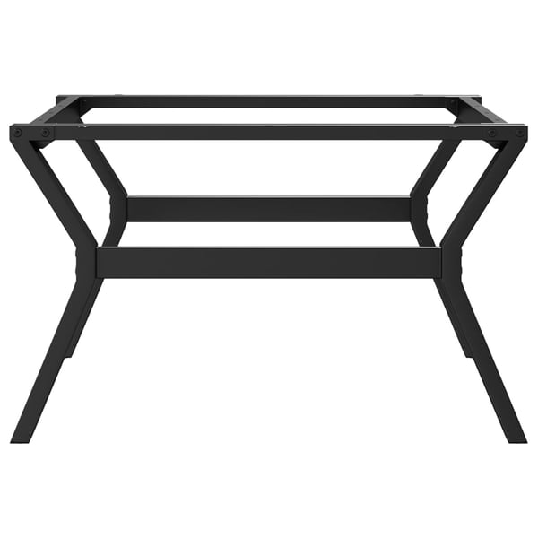 vidaXL Ben for salongbord Y-ramme 80x70x43 cm stål