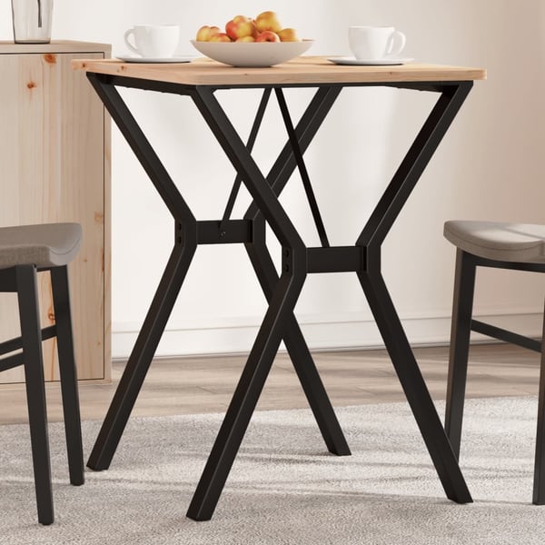 vidaXL Ben for spisebord Y-ramme 60x50x73 cm stål