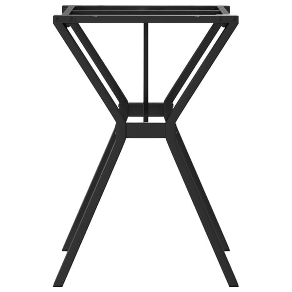 vidaXL Ben for spisebord Y-ramme 60x50x73 cm stål