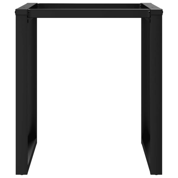 vidaXL Ben for spisebord O-ramme 70x70x73 cm stål
