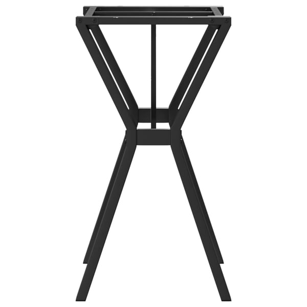 vidaXL Ben for spisebord Y-ramme 60x40x73 cm stål