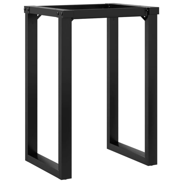 vidaXL Ben for spisebord O-ramme 60x40x73 cm stål