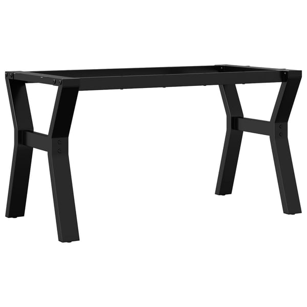 vidaXL Ben for salongbord Y-ramme 80x40x43 cm stål