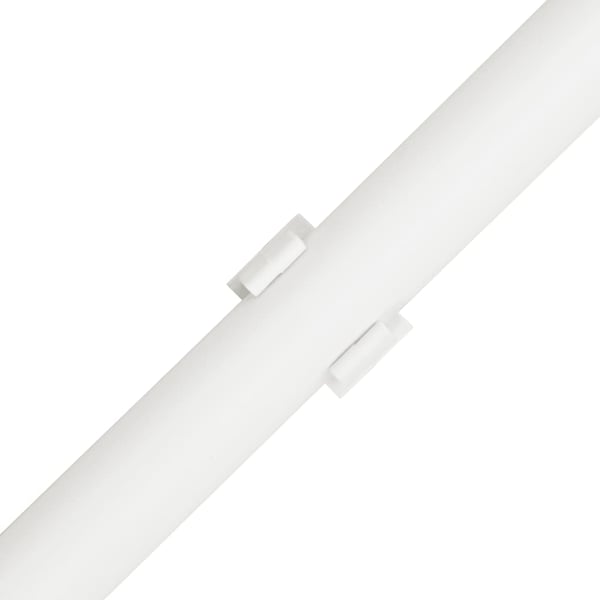 vidaXL Kabelkanaler med klips Ø20 mm 10 m PVC
