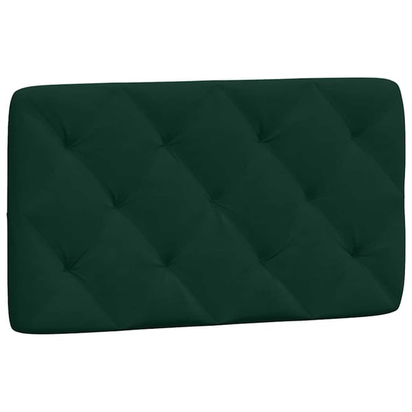 vidaXL sengeramme uden madras Mørkegrøn 90x200 cm Fløjl
