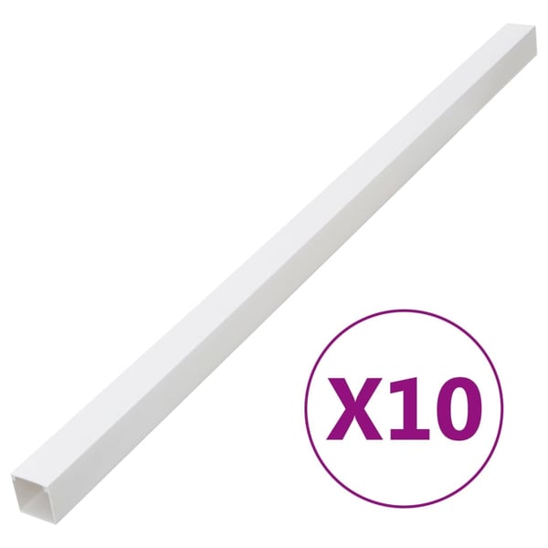 vidaXL Johtokanava 40x25 mm 10 m PVC