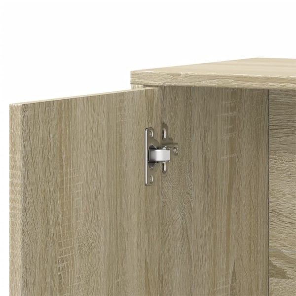 vidaXL Skjenker 2 sonoma eik 60x31x70 cm konstruert tre