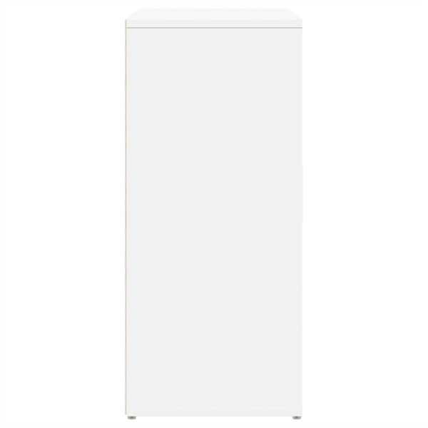 vidaXL Skjenker 2 hvit 60x31x70 cm konstruert tre