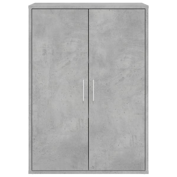 vidaXL Skjenker 2 stk betonggrå 60x31x84 cm konstruert tre
