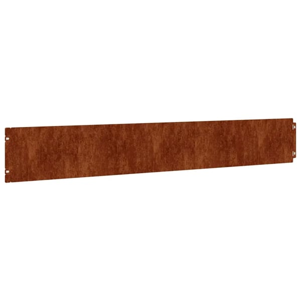 vidaXL plænekanter 50 stk. 15x103 cm fleksibel cortenstål