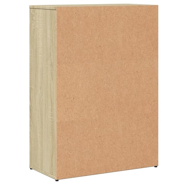 vidaXL Skjenker 2 sonoma eik 60x30x84 cm konstruert tre