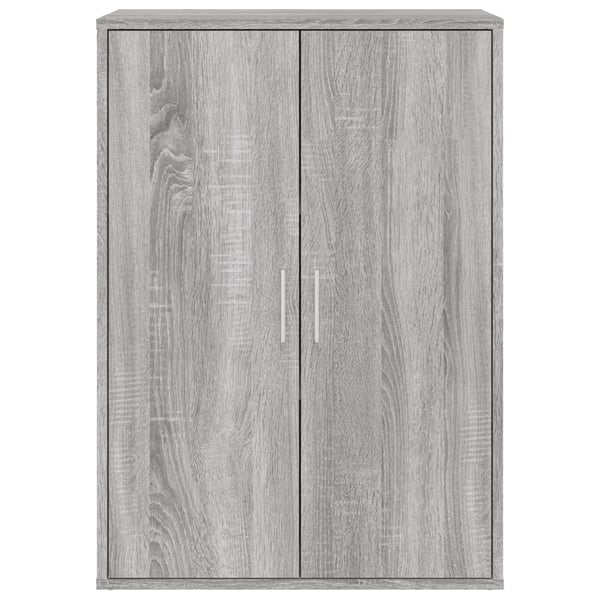 vidaXL Skjenker 2 stk grå sonoma 60x31x84 cm konstruert tre