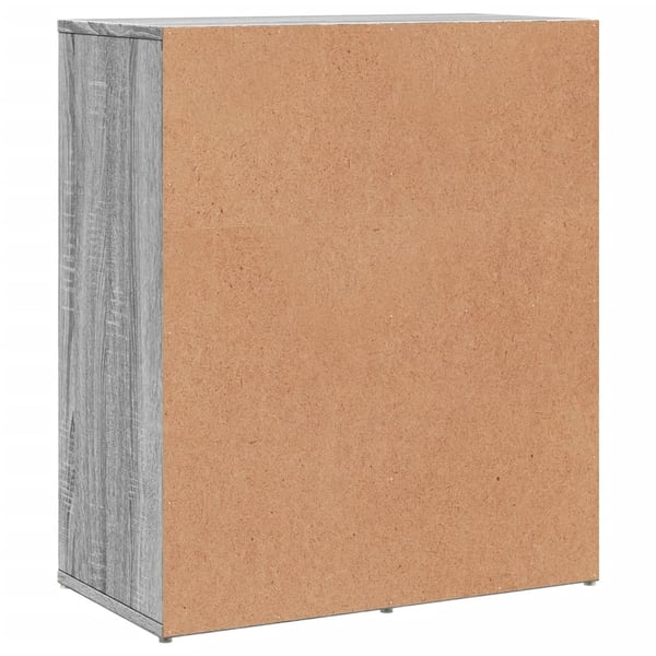 vidaXL Skjenker 2 grå sonoma 60x31x70 cm konstruert tre