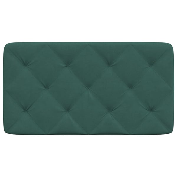 vidaXL gavlpude 90 cm velour mørkegrøn