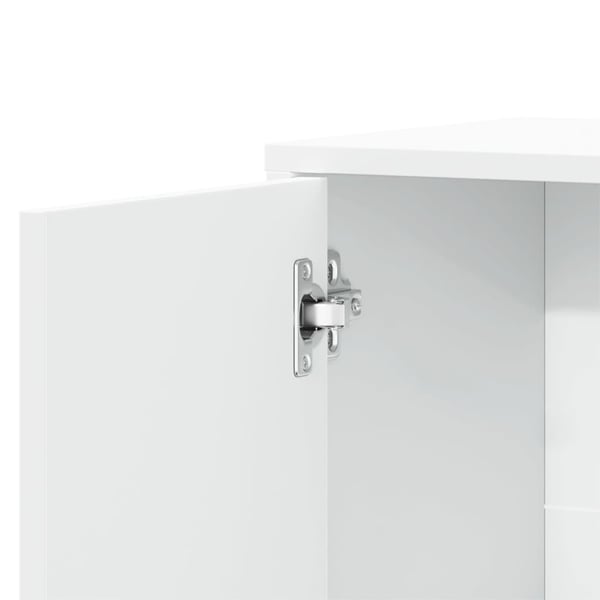 vidaXL Skjenk hvit 60x31x70 cm konstruert tre