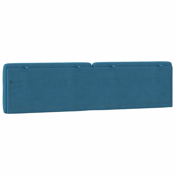 vidaXL gavlpude 200 cm velour blå