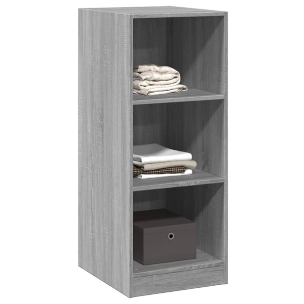 vidaXL Vaatekaappi harmaa Sonoma 48x41x102 cm lastulevy