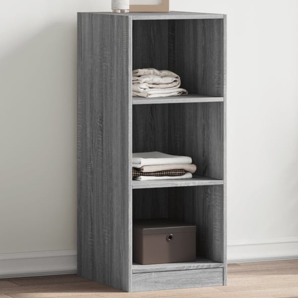 vidaXL Vaatekaappi harmaa Sonoma 48x41x102 cm lastulevy