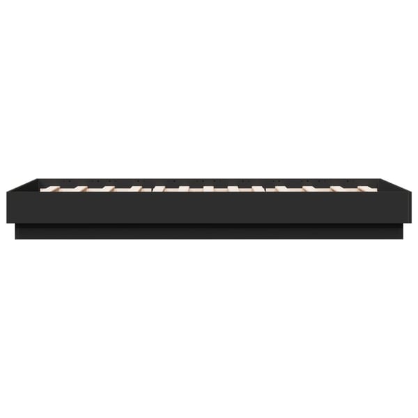 vidaXL Sengeramme svart 75x190 cm konstruert tre