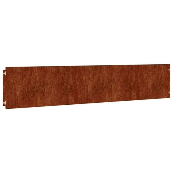 vidaXL Rabattkanter 10 st 20x103 cm flexibelt cortenstål