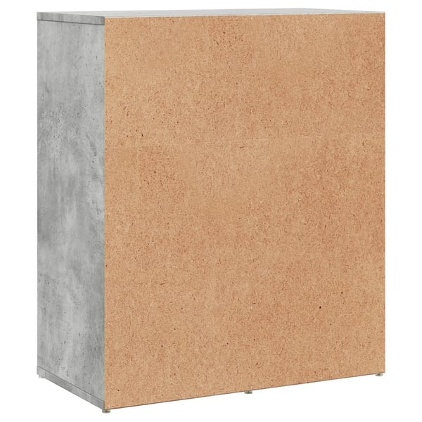 vidaXL Skjenk grå 60x31x70 cm konstruert tre